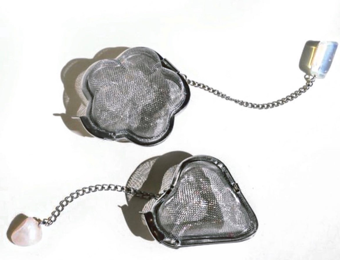 Heart Shaped Crystal Tea Infuser